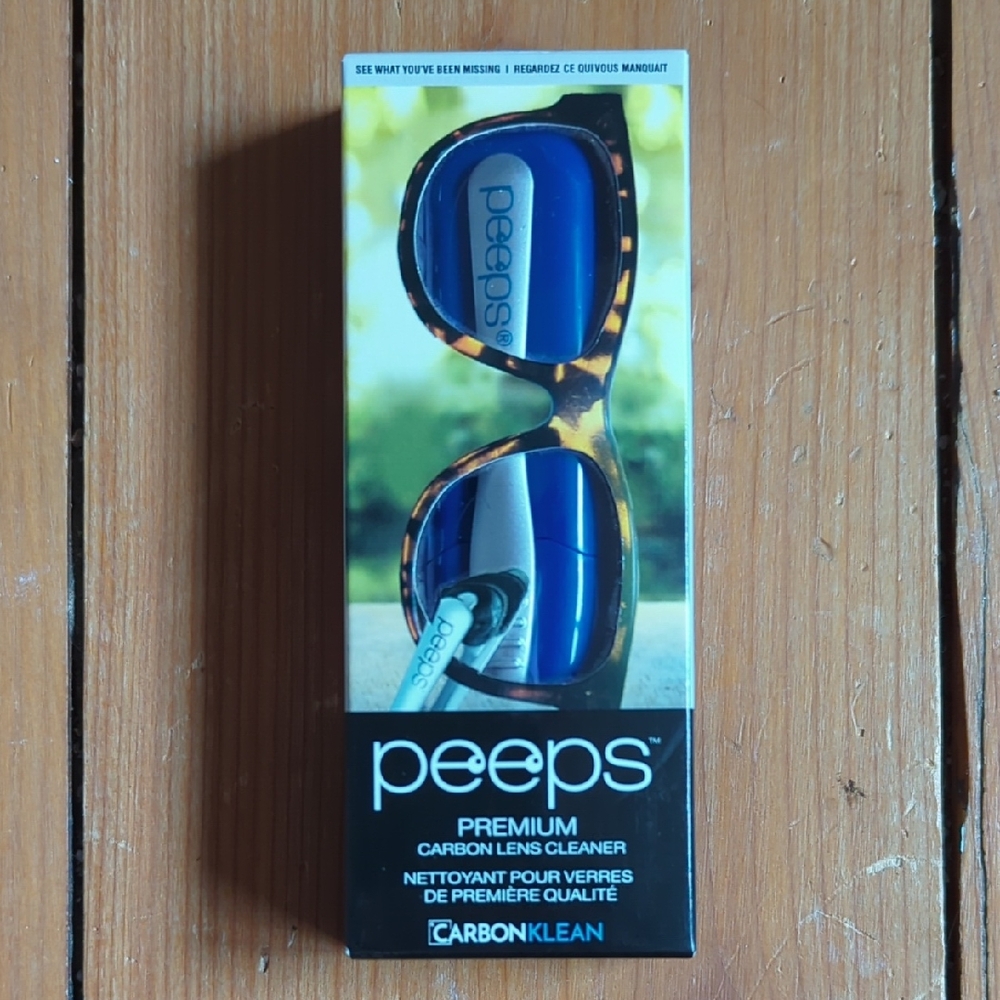33-**FREE ADD ON** BNIB Peeps Carbon Lens Cleaner